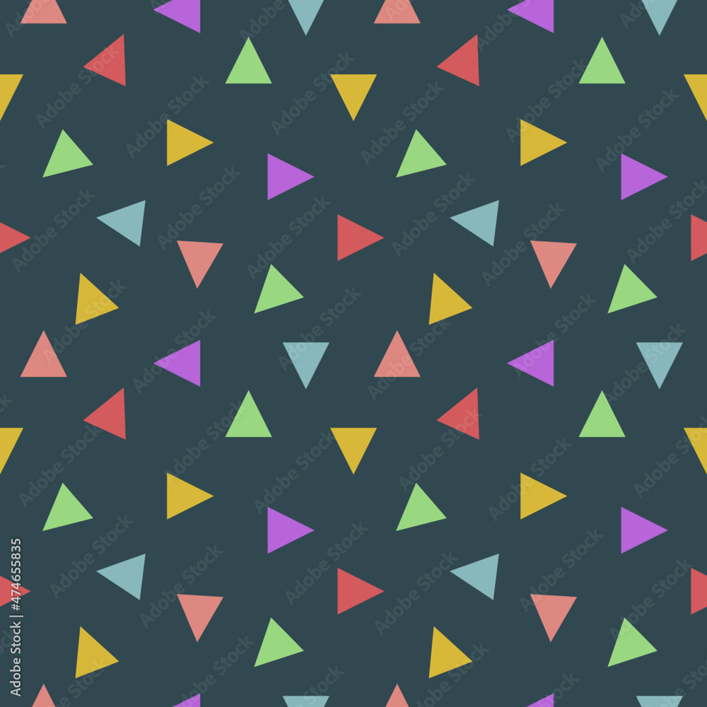 Colorful geometric triangle seamless pattern Colorful geometric triangle seamless pattern