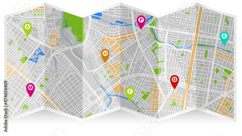 design map city gps 