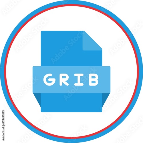 Grib Flat Circle Vector Icon Design photo