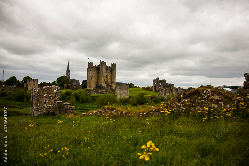 Spring in Trim Castle (Caislean Bhaile Atha Troim), Ireland