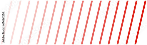 Schräge Streifen mit Farbverlauf rot