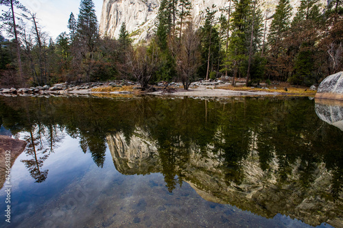 Winter landscape in Yosemite National Park, Unites States Of America