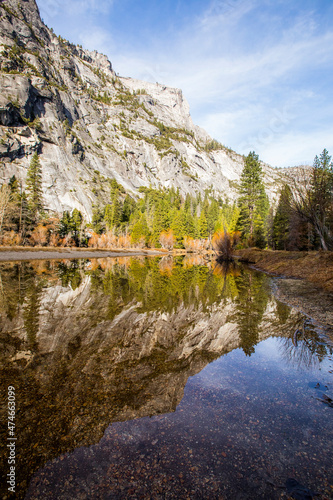 Fototapeta Naklejka Na Ścianę i Meble -  Winter landscape in Yosemite National Park, Unites States Of America