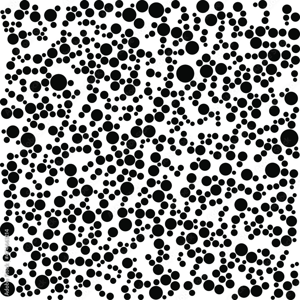 Black polka dots random pattern background. Grunge texture. Vector illustration. Black polka dots random pattern background. Grunge texture. Vector illustration.