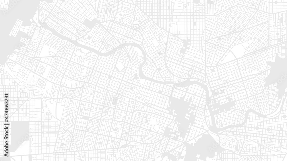Digital web white map of Buenos Aires