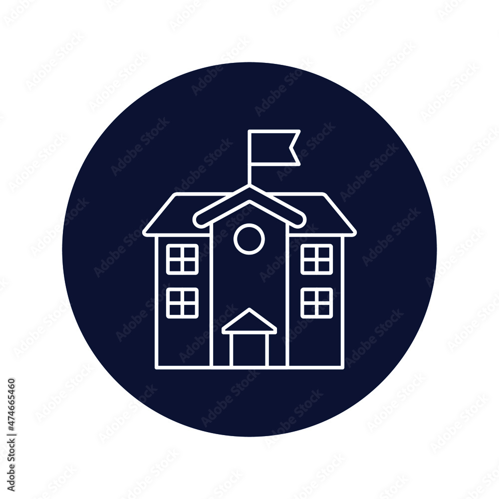 Estate Flag Vector icon which is suitable for commercial work and easily modify or edit it

