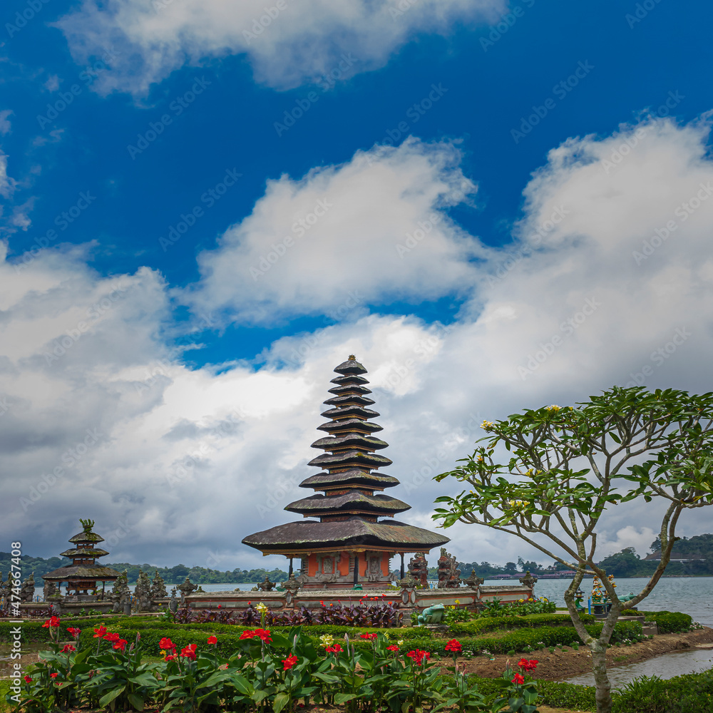 Ulun Danu Beratan Temple at Bali Indonesia	