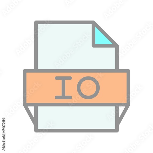 Io Filled Light Vector Icon Design