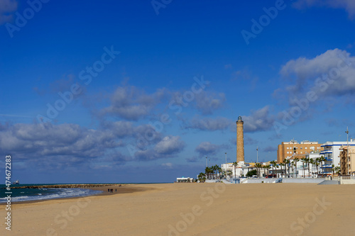 playa de regla en el municipio de Chipiona, Andalucía