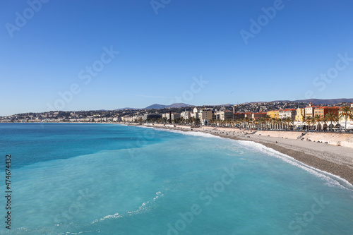 City of Nice with Promenade des Anglais © ARC Photography