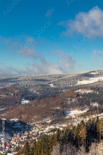 Schöne Winterlandschaft auf den Höhen des Thüringer Waldes bei Oberschönau - Thüringen © Oliver Hlavaty