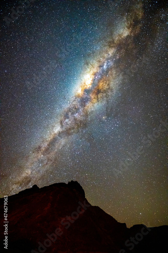 Milky Way seen from Fish River Canyon, Namibia