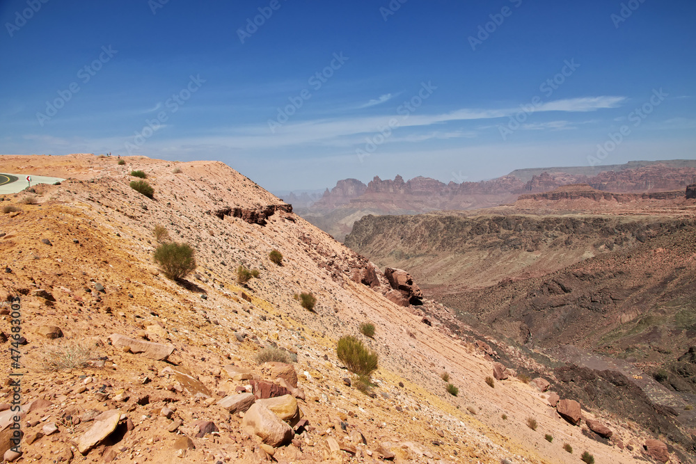 Al Shaq Great Canyon, Saudi Arabia
