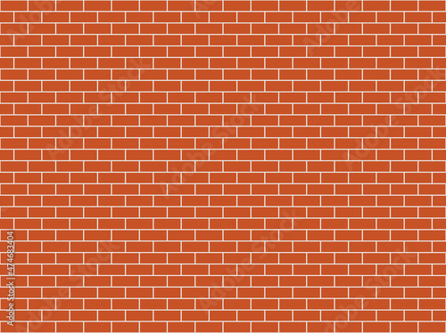 Seamless red brick wall background - Textured pattern for continuous repeating,Backdrop for decorating products for advertising or interior decoration.- Vector 