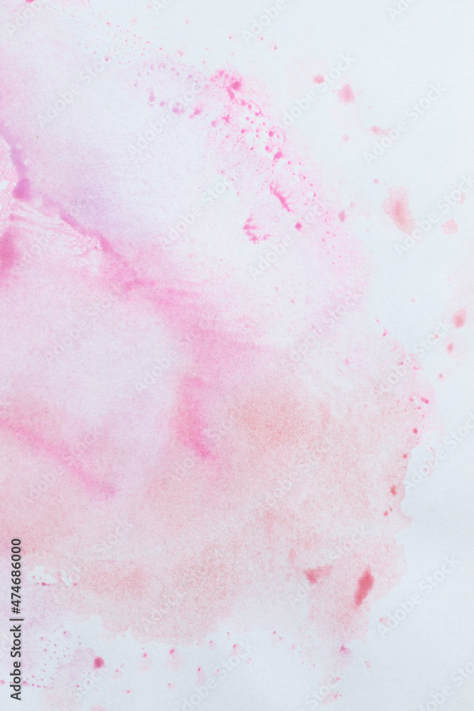 creative pastel pink aquarelle background with paint splashes creative pastel pink aquarelle background with paint splashes