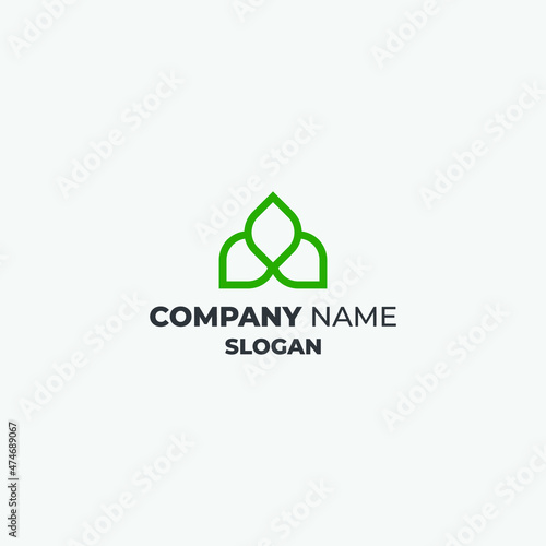 green eco logo business