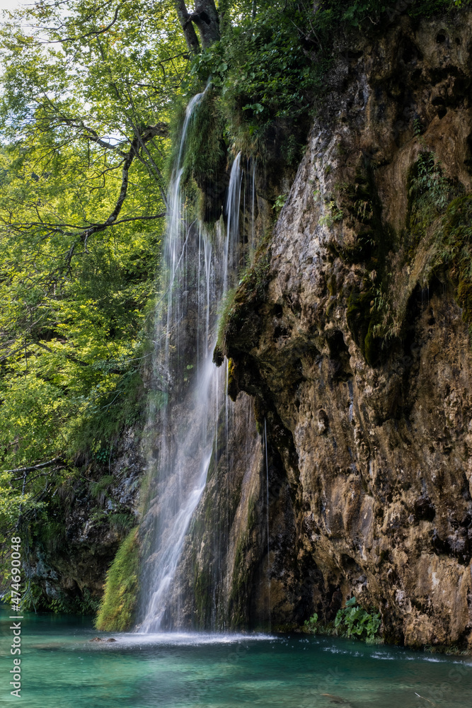 Plitvice Lakes National Park, Croatia's largest national park covering almost 30,000 hectares