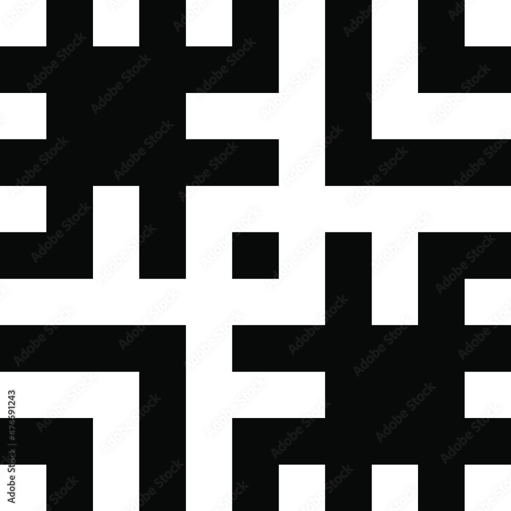 Fototapeta premium Geometric and Abstract Seamless Pattern 