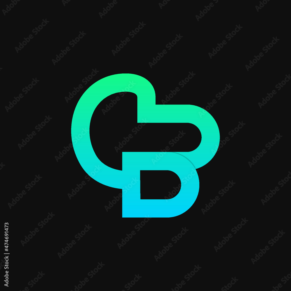 Letter B Logo vector. Abstract Initial Letter B Logo. Flat Vector Logo Design Template Element. Letter B Logo vector. Abstract Initial Letter B Logo. Flat Vector Logo Design Template Element.