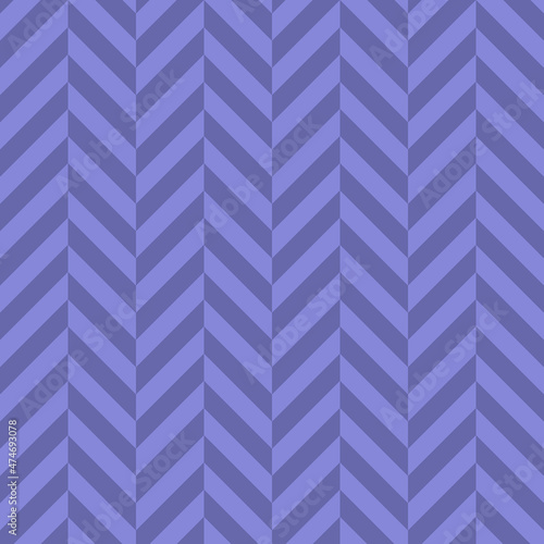  Color of year 2022 seamless very peri zigzag pattern, vector illustration. Chevron zigzag pattern with violet lines. Abstract background for scrapbook, cloth, textile, print and web