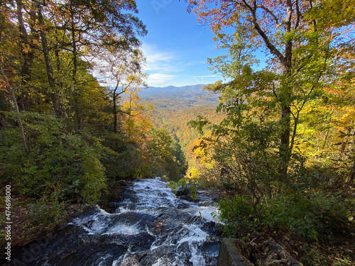 Georgia mountain waterfall
