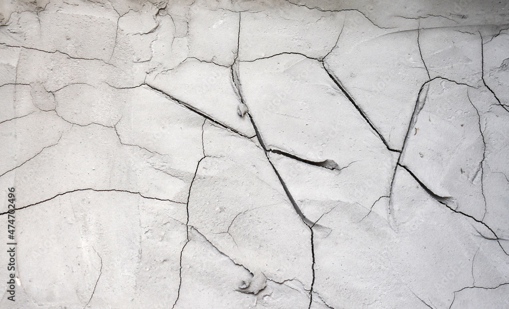 Obraz premium cracked concrete wall
