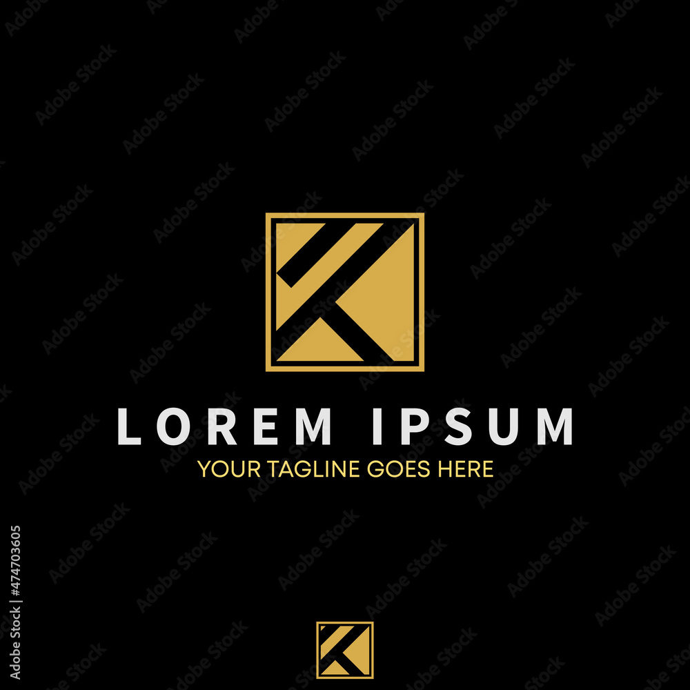 Letter or word KF or FK font in Negative space square image graphic icon logo design abstract concept vector stock. Can be used as a symbol related to initial. Letter or word KF or FK font in Negative space square image graphic icon logo design abstract concept vector stock. Can be used as a symbol related to initial.