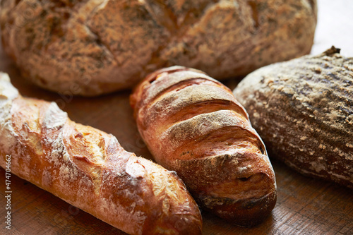 Fermented Rye Bread and Whole Wheat Bread