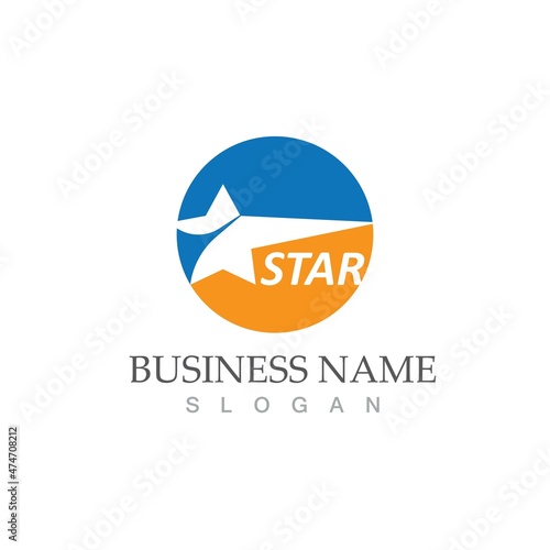 Free Download Star icon Template vector illustration - GFXLoad