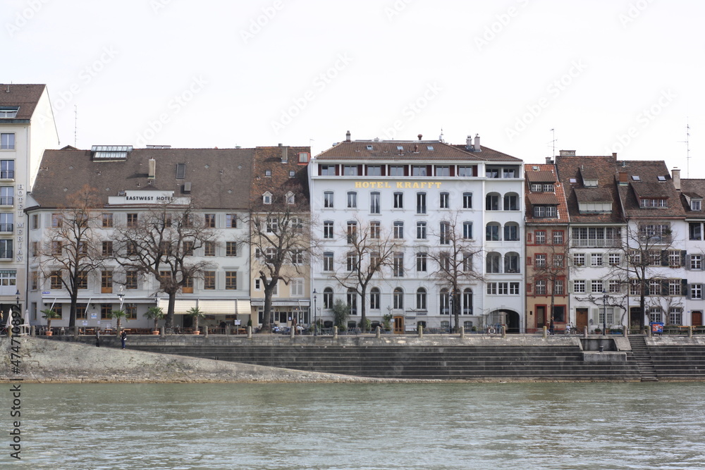 Obraz premium Old town from the river