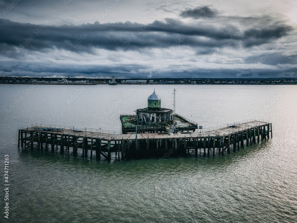 Obraz premium pier in the sea