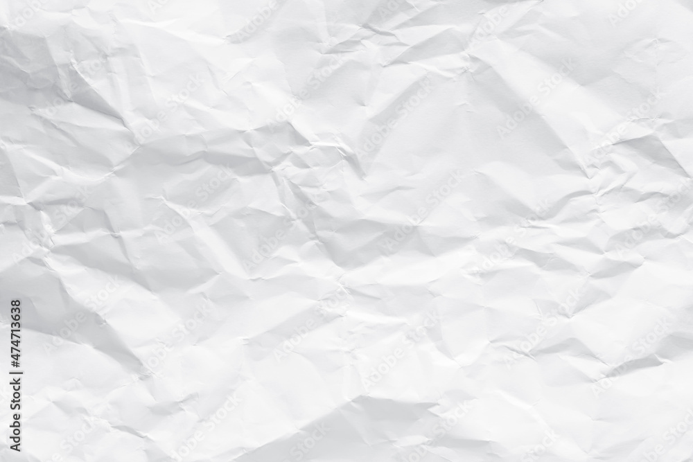 White crumpled paper texture background. White crumpled paper texture background.