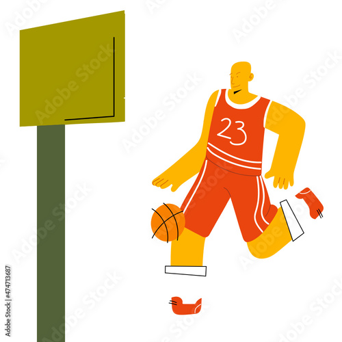 The guy plays basketball