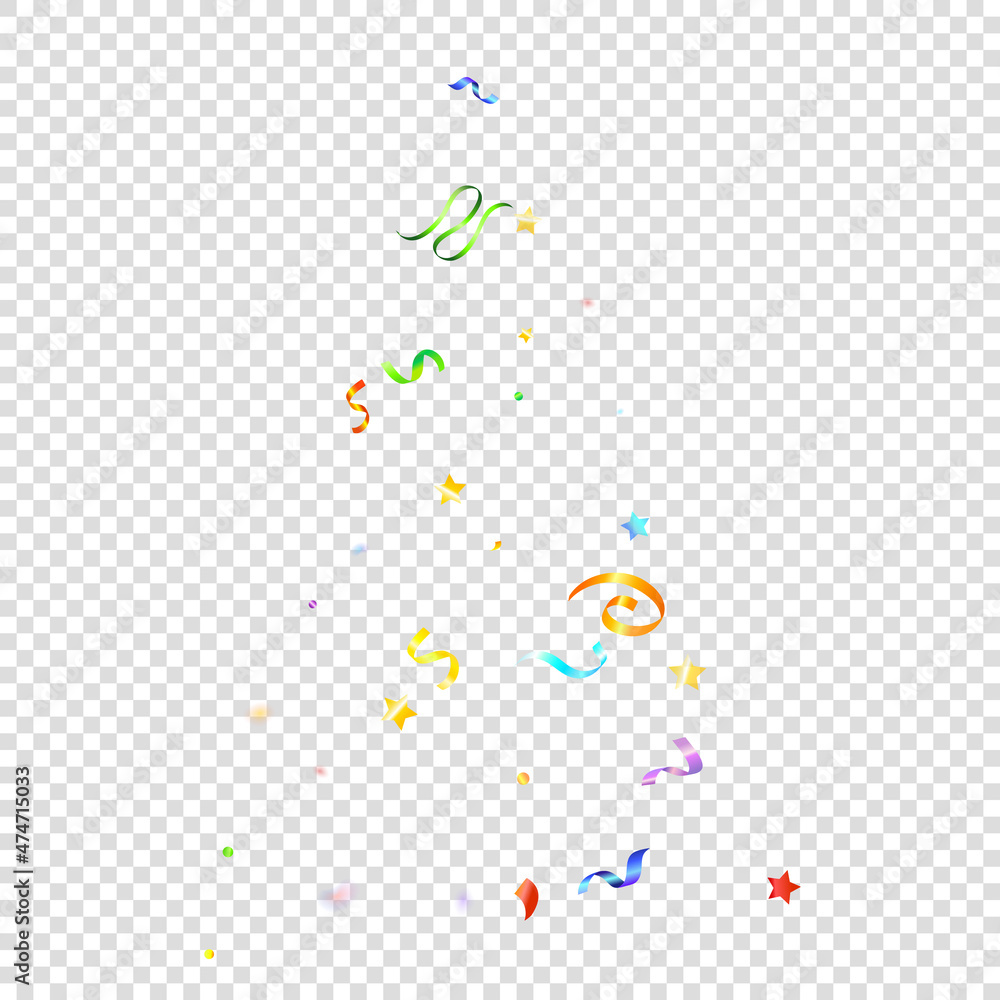 Fototapeta premium ribbon serpentine tinsel red spiral color curly