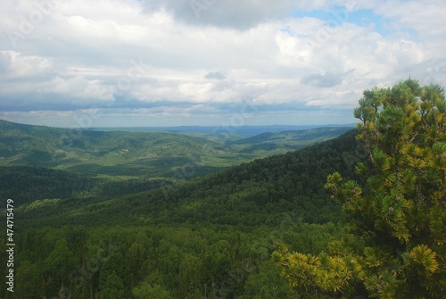 landscape with clouds