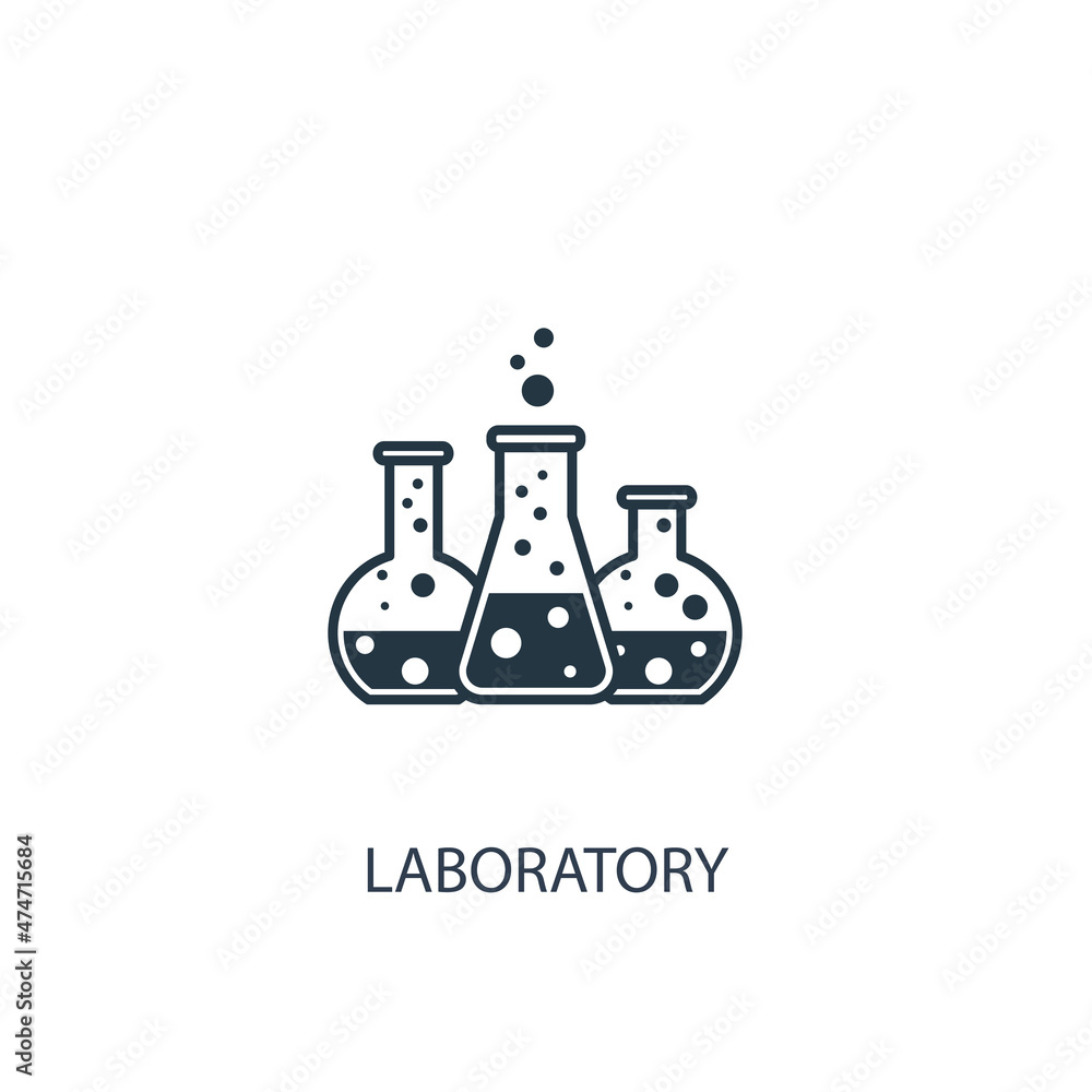 Laboratory creative icon. Simple element illustration. Laboratory concept symbol design from science collection. Can be used for web and mobile Laboratory creative icon. Simple element illustration. Laboratory concept symbol design from science collection. Can be used for web and mobile