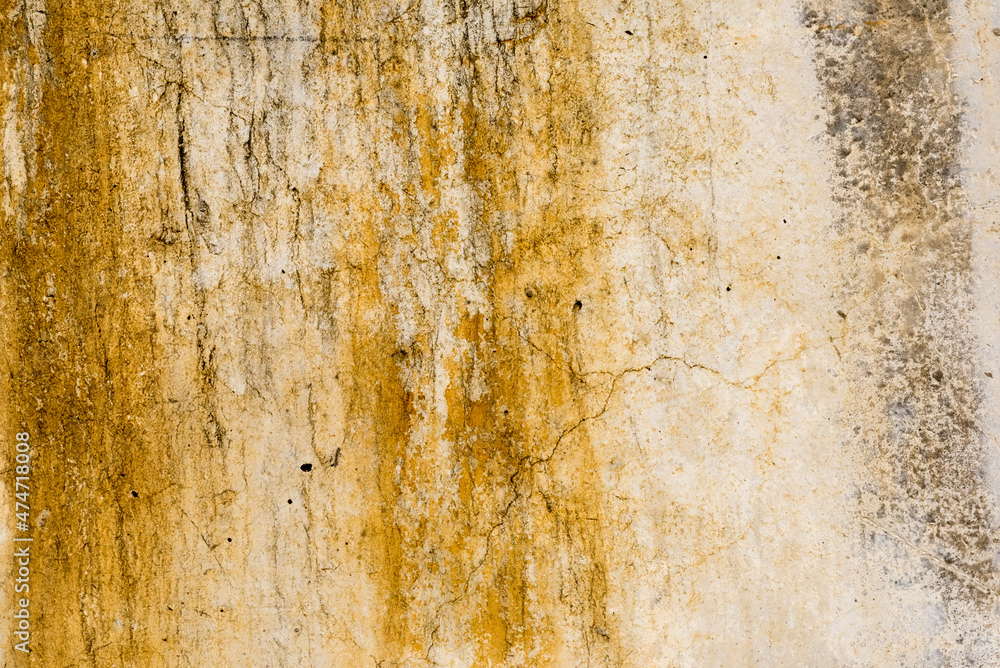 Fototapeta premium Rusty old grunge yellow and brown backgroung texture