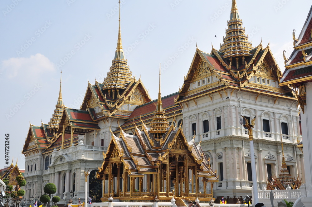 View of Royal Grand Palace in Bangkok, Thailand