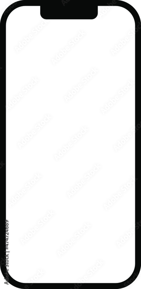 Smartphone Vector Icon Isolated On Transparent Background. Smartphone Vector Icon Isolated On Transparent Background.