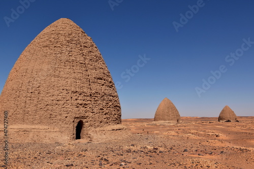 Old Dongola temples, Sudan, on a sunny day. photo