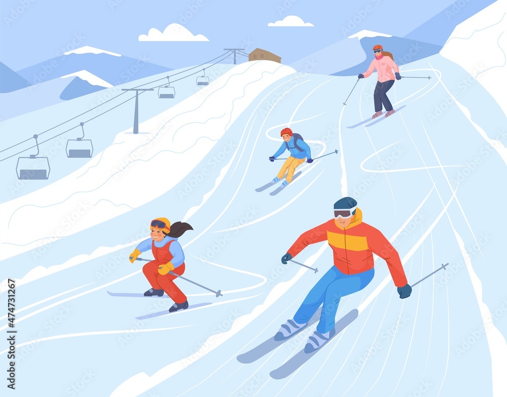 To be on the slopes. To be on the slopes