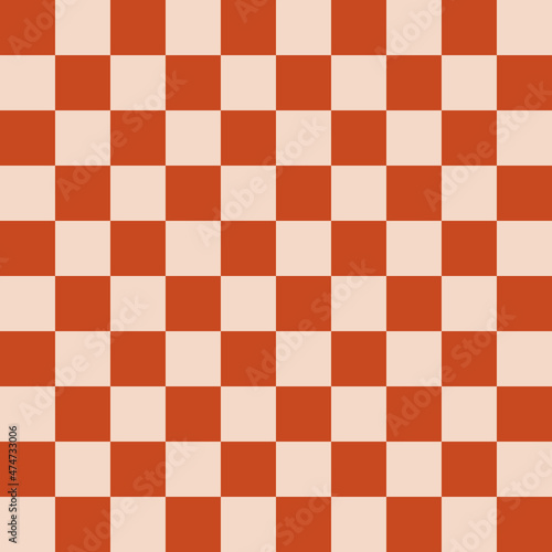 red and soft pink chess board background