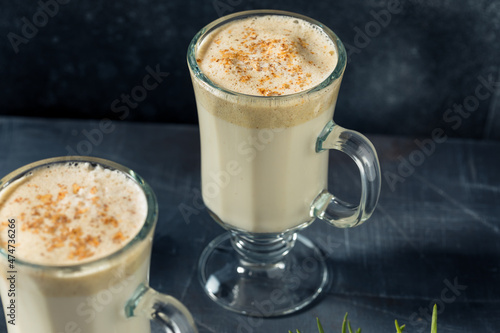 Boozy Warm Tom and Jerry Cocktail