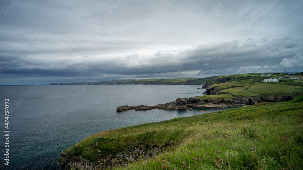 Naklejka premium Cornwall coast
