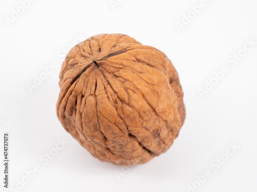 walnut on a white background.
