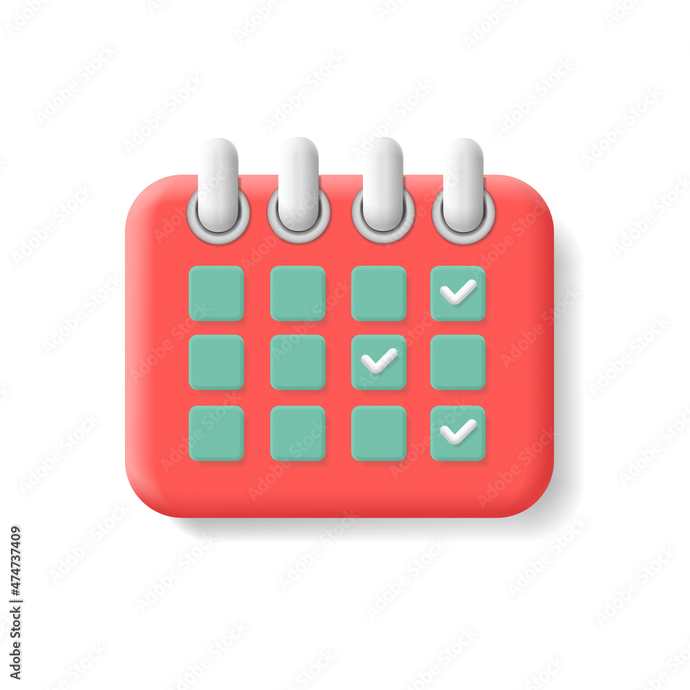 Calendar icon. Time management and Schedule icon Calendar icon. Time management and Schedule icon