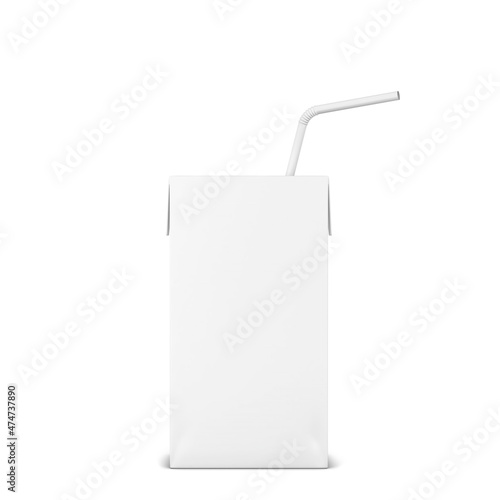 Blank milk or juice pack