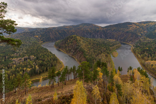 Manskaya loop in autumn