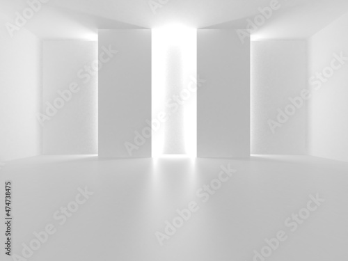 Wallpaper Mural Abstract White Architecture Design Concept Torontodigital.ca