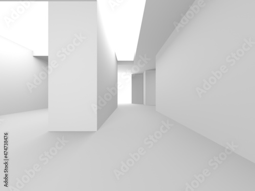 Wallpaper Mural Abstract White Architecture Design Concept Torontodigital.ca